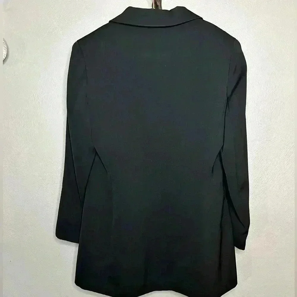 Donna Gray 3-Button Black Blazer Size 2 - Picture 9 of 10